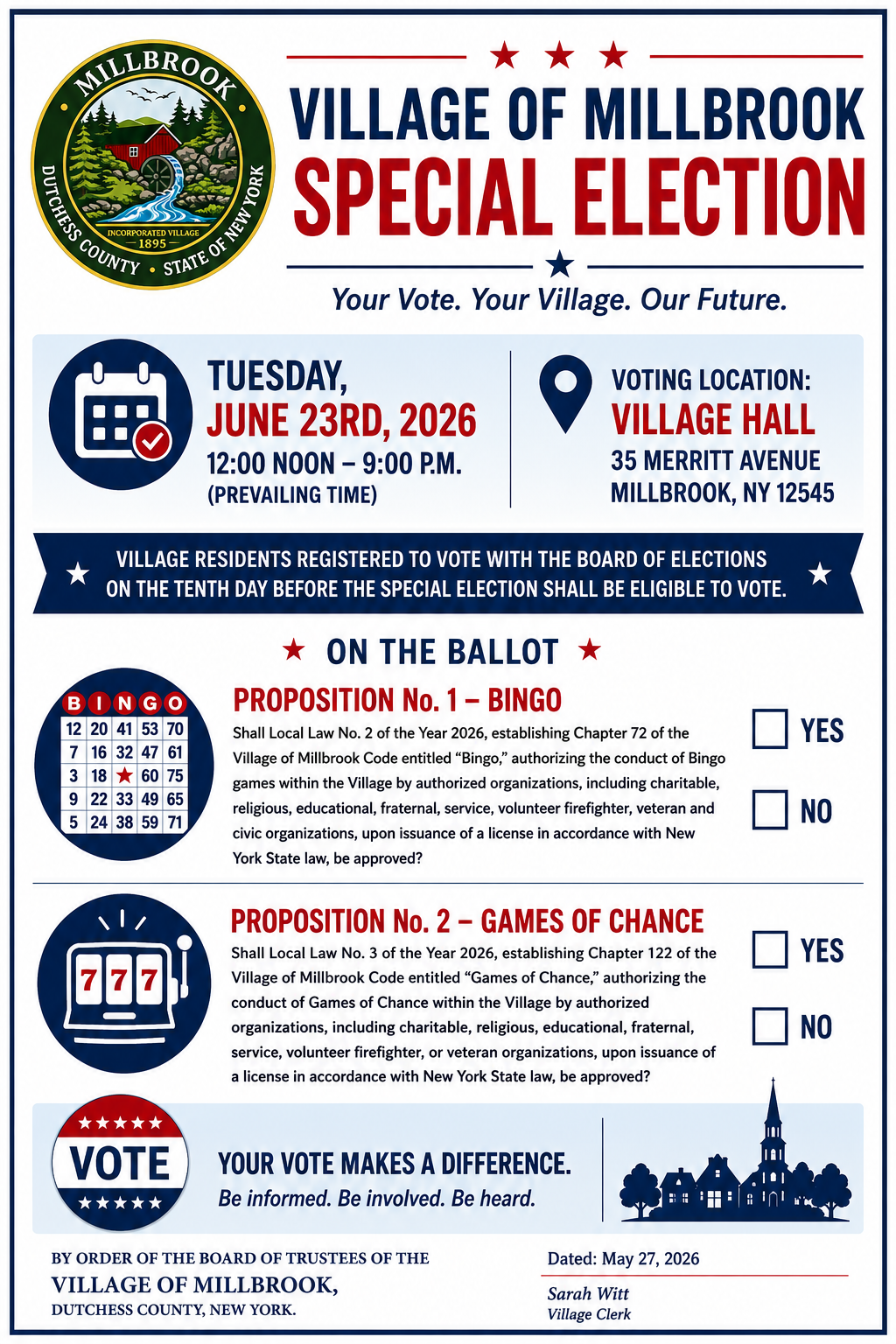 Special Election: Bingo & Games of Chance
